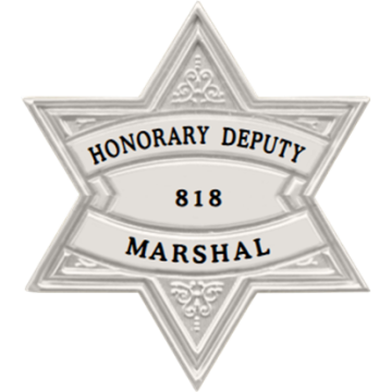 Blackinton BH1892 Decorative Six Point Star Badge (2-1/2" x 2-1/4")