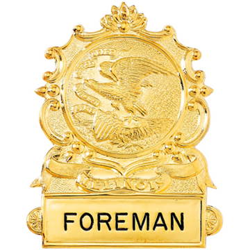 Blackinton BH1929 Illinois Eagle Badge with Bottom Panel (3" x 2-5/16")