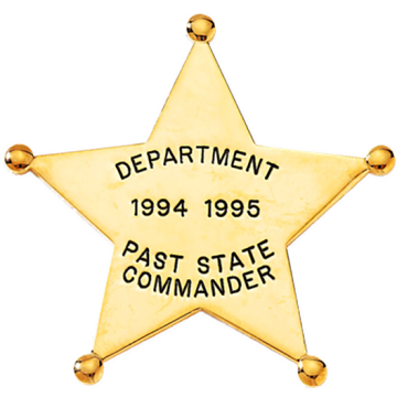 Blackinton BH1943 5-Point Star Badge (2-5/8" x 2-11/16")