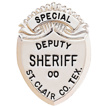 Blackinton BH1961-B Shield Badge (2-1/2" x 1-3/4")