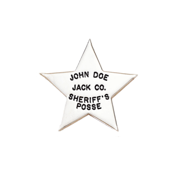 Blackinton BH1966-A Smooth Five Point Star Badge (1-11/16")