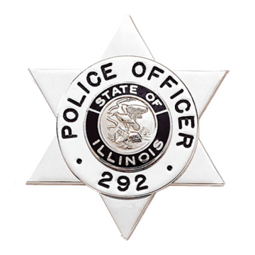 Blackinton BH1973 Six Point Star Badge (2-1/2")