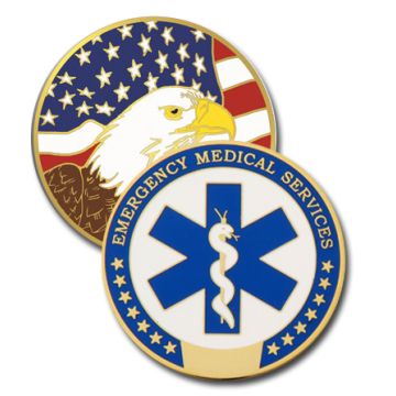 Blackinton J276-E1 EMS Challenge Coin