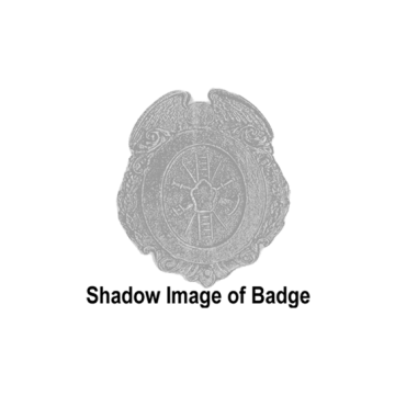 Blackinton BX2851 Oval Fire Badge with Eagle (1-11/16" x 1-1/4")