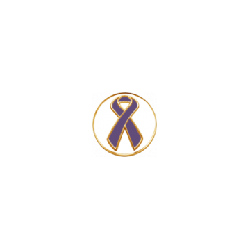 Smith & Warren C1003_PURPLE_WH_M Domestic Violence Awareness Seal (Individual)