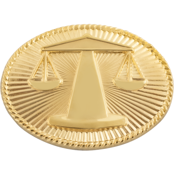 Smith & Warren C1013 Scales of Justice Hat Disc (1-7/8" x 1-1/2")