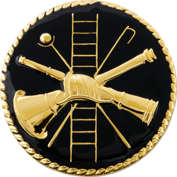 Smith & Warren C101E Fire Scramble Hat/Coat Disc (1.625") 