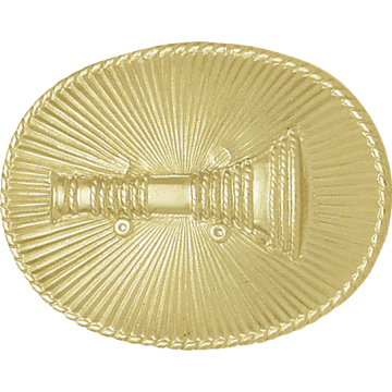 Smith & Warren C105 One Bugle Hat/Coat Disc (1-1/2"H)