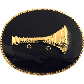 Smith & Warren C105E One Bugle Hat/Coat Disc (1.5"H)