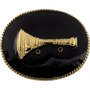 Smith & Warren C106E One Bugle Hat/Coat Disc (1.5"H)