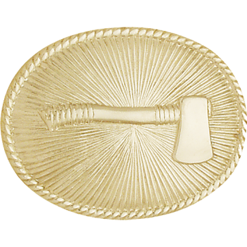 Smith & Warren C107 One Axe Hat/Coat Disc (1-1/2"H)