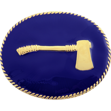 Smith & Warren C107E One Axe Hat/Coat Disc (1.5"H)