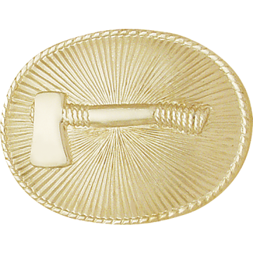 Smith & Warren C108 One Axe Hat/Coat Disc (1-1/2"H)