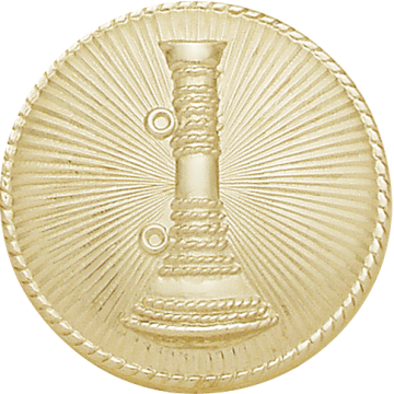 Smith & Warren C109 One Bugle Hat/Coat Disc (1-5/8")