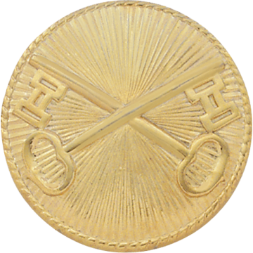 Smith & Warren C114 Crossed Keys Hat/Coat Disc (1-5/8")