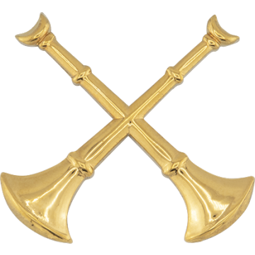 Smith & Warren C118XL Two Crossed Bugles Extra Large (Individual)