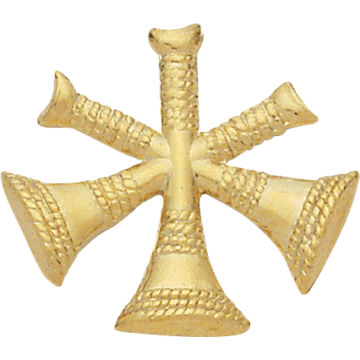 Smith & Warren C119L Three Crossed Bugles (Individual)