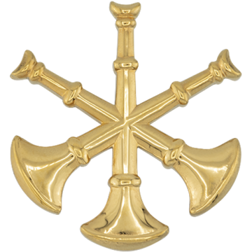 Smith & Warren C119XL Three Crossed Bugles Extra Large (Individual)