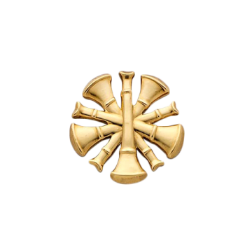 Smith & Warren C121S Five Crossed Bugles - Small (Individual)