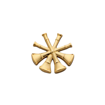 Smith & Warren C122S Four Crossed Bugles - Small (Individual)