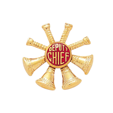 Smith & Warren C123 Four Bugles Hat/Coat Disc (1.270" x 1.320")