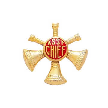 Smith & Warren C124 Three Bugles Hat/Coat Disc (1-1/4")