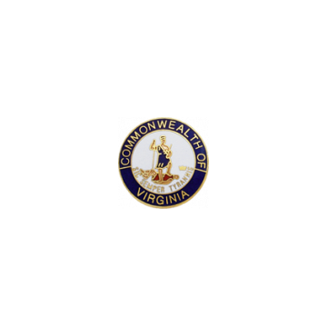Smith & Warren VACM Virginia Commonwealth Full Color Seal (Individual)