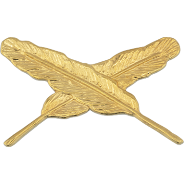 Smith & Warren C146XLCO Cut Out Crossed Feathers (Individual)