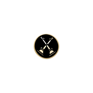 Smith & Warren C175FBKE Two Crossed Bugles Black Seal (Individual)