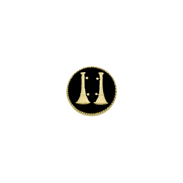 Smith & Warren C183BKE Two Bugles Black Seal (Individual)