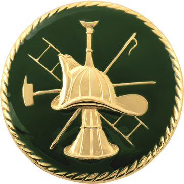 Smith & Warren C192LE Fire Scramble Hat/Coat Disc (1.625")