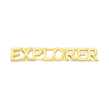 Smith & Warren C502_EXPLORER Explorer Lettered Collar Insignia