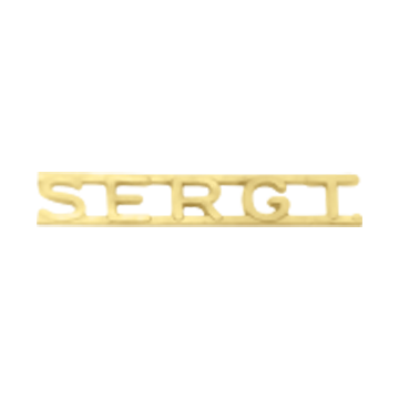 Smith & Warren C502_SERGT Sergt. Lettered Collar Insignia