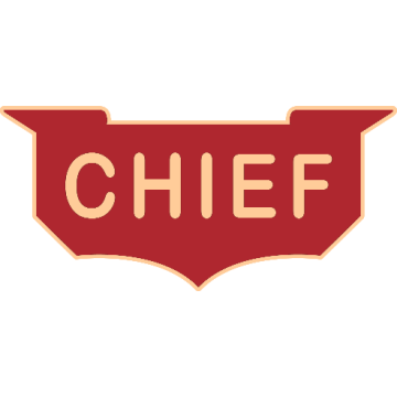 Smith & Warren C506E_CHIEF Enameled Chief Title Panel Pin