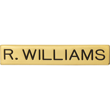 Smith & Warren C511B Nameplate (2" x 0.375")
