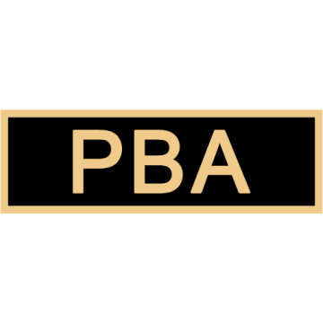 Smith & Warren C516E_PBA Enameled Police Benevolent Association Title Panel