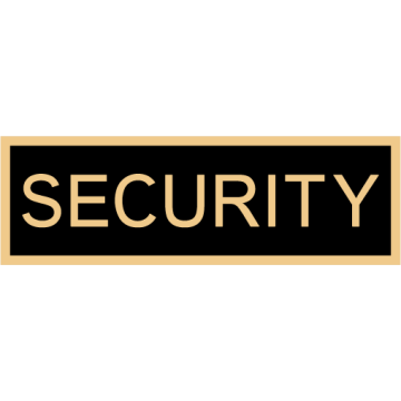 Smith & Warren C516E_SECURITY Enameled Security Title Panel