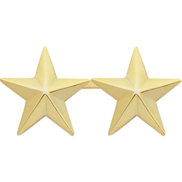 Smith & Warren C517S_2 Two Smooth Stars - 1" Height (Individual)