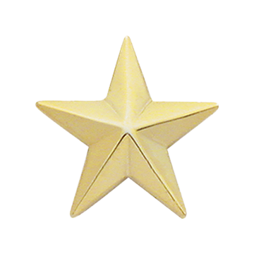 Smith & Warren C518S One Smooth Star - 3/4" Height (Individual)