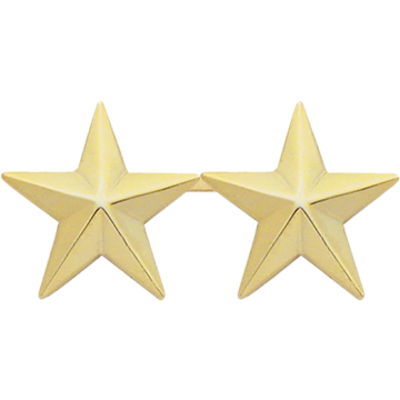 Smith & Warren C518S_2 Two Smooth Stars - 3/4" Height (Individual)