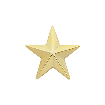 Smith & Warren C519S One Smooth Star - 5/8" Height (Individual)