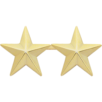 Smith & Warren C519S_2 Two Smooth Stars - 5/8" Height (Individual)