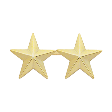 Smith & Warren C520S_2 Two Smooth Stars - 1/2" Height (Individual)