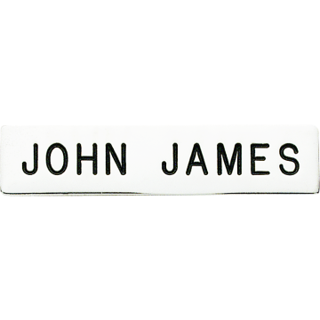 Smith & Warren C558 Nameplate (2.5" x 0.560")