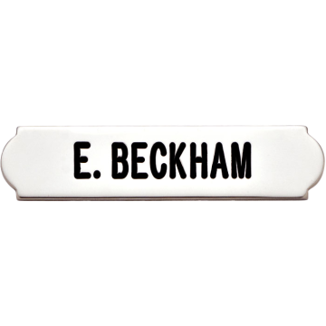 Smith & Warren C558B Nameplate (2.750"W X 0.630"H)