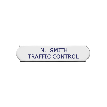 Smith & Warren C558B_2 Two-Line Nameplate (2.750"W X 0.630"H)