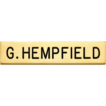 Smith & Warren C558C Large Nameplate (3.000"W X 0.630"H)