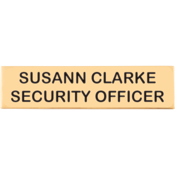 Smith & Warren C559_2 Nameplate - Two Lines - 2.5" x 0.625"