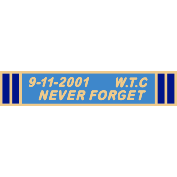 Smith & Warren C598_WTC World Trade Center 9/11 Memorial Bar (1-7/8" x 3/8")