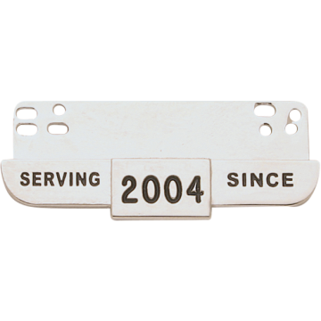 Smith & Warren C600A Serving Since Nameplate Holder (1.940" x 0.730")